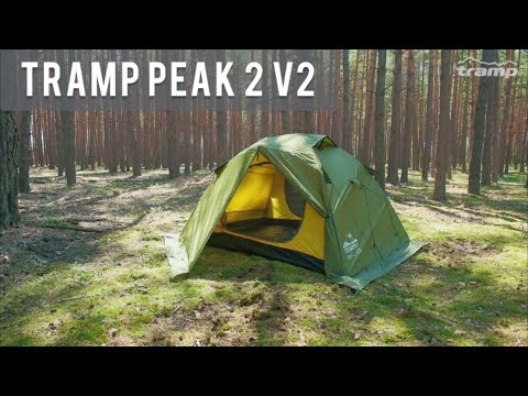 Видео: Намет Tramp Peak 2 V2