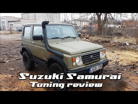 Видео: Suzuki Samurai Off-road tuning review / тюнинг Oфф-роуд