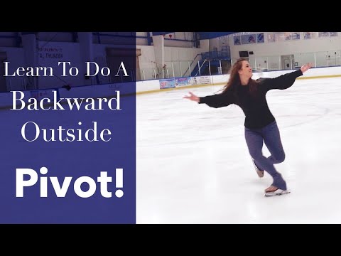 Видео: Научитесь делать поворот назад наружу в фигурном катании!