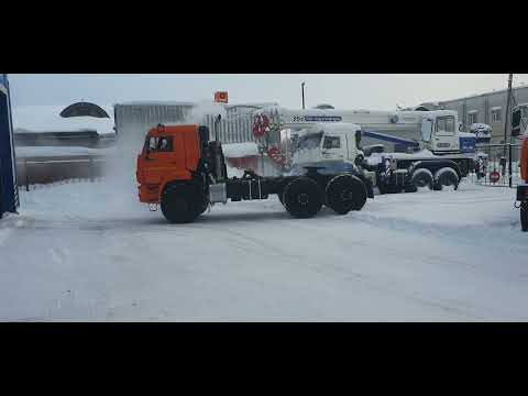 Видео: Перегнал камаз 53504 (тягач) в г. Сургут.