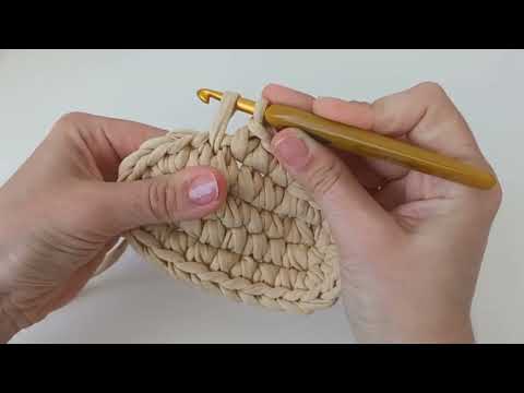 Видео: Сумочка из трикотажной пряжи крючком🧶❤️👌