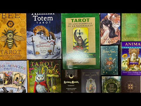 Видео: Подборка анималистических колод Таро🦉🐺🐝🦋 28 колод с Животными. 