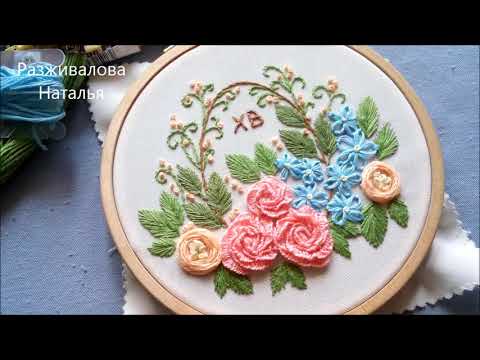 Видео: МК. Пасхальная вышивка. Очень просто! Часть 1. Embroidery for Easter.  Part 1. Step by step!
