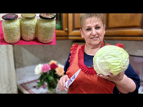 Видео: Старинный рецепт! Просто заливаю КАПУСТУ кипятком! КАПУСТА на зиму.
