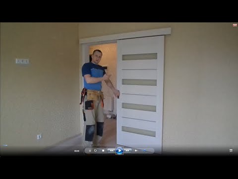 Видео: раздвижная дверь