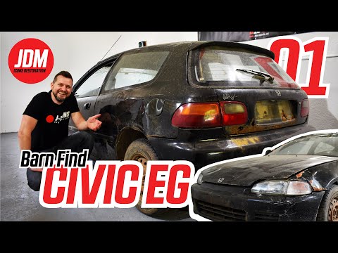 Видео: Barn Find Civic EG Полная реставрация e01