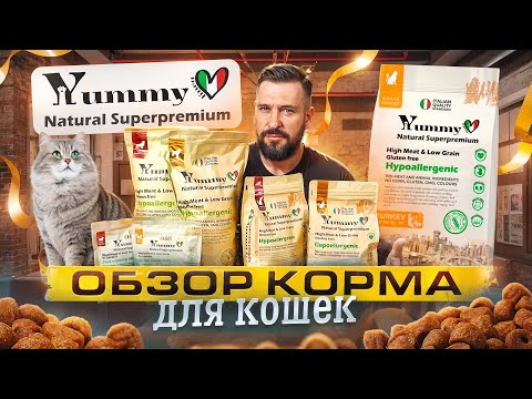 Видео: Итальянцы в Подольске или что за сухой корм Yummy Linea | Обзор корма для кошек