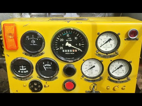 Видео: Винтовой компрессор  НВ 10 с дизельным приводом  СМД 18.   часть 5