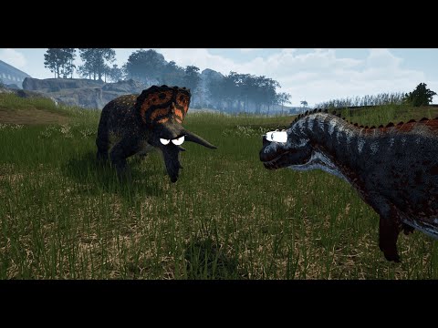 Видео: ЦЕРАТОЗАВРЫ ПРОТИВ ГИГАНТОВ – The Isle Evrima (MEGALODON)