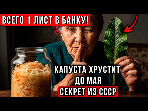 Видео: КАПУСТА Будет ХРУСТЕТЬ Всю ЗИМУ! Бабушкин секрет идеальной закваски