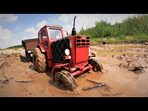 Видео: Трактор Т-40 на Радиоуправлении. Трактор из Детства