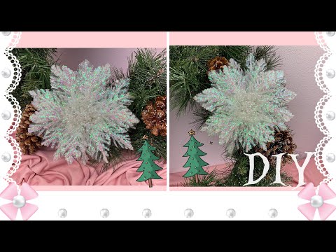 Видео: 💥Новогодний Цветок! Как эта идея пришла мне в голову. Попробовала. Результат Потрясающий. Восторг!