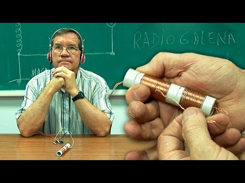 Видео: Самодельное радио без электричества. Изготовлено вручную и его любопытная работа