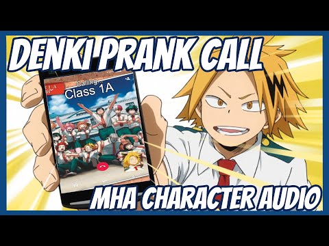Видео: Prank Calling 1-A с Каминари — MHA Character Audio
