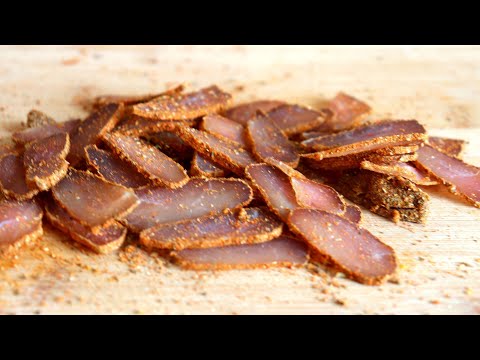 Видео: Домашна Кайзер пастърма -филе "Елена",телешка пастърма/ Pastirma/Basturma/Бастурма