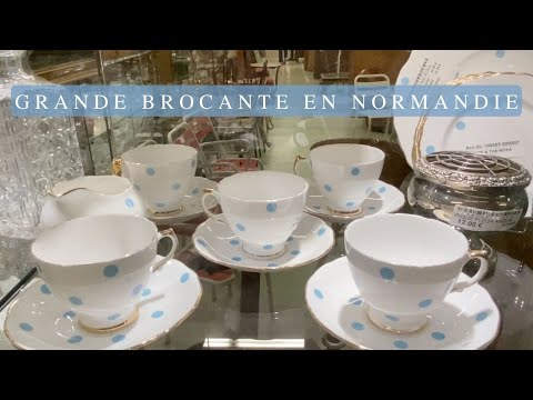 Видео: Большой брокант в Нормандии/La Cle des temps/Брокант/Обзор на покупки/Декор стола
