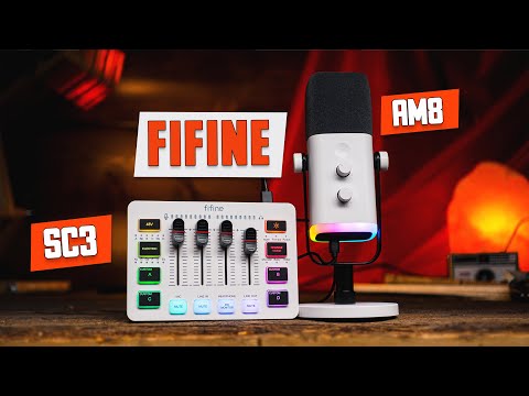 Видео: Микрофон Fifine AM8 + Микшер Fifine SC3: ИДЕАЛЬНАЯ СВЯЗКА для стримов? хорошие бюджетные девайсы.