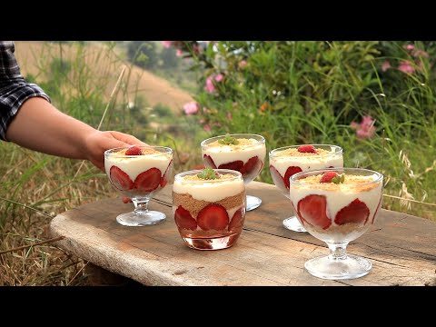 Видео: Турецкий десерт Магнолия. Десерт Без выпечки