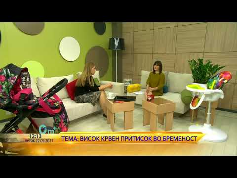 Видео: Д-р Ана Кацарска - Висок крвен притисок и лекарства во бременост