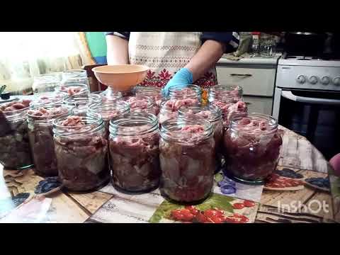 Видео: Тушёнка из козьего мяса