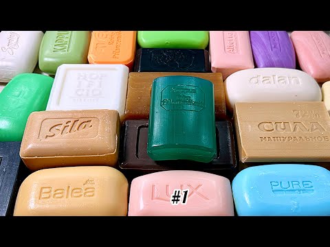 Видео: ASMR soap cutting 💚 Резка мыла АСМР