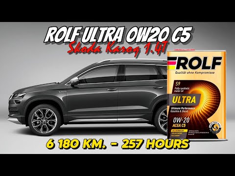 Видео: Rolf Ultra 0w20 C5 (отработка из Skoda 1.4TSi - 6 180 км.,  257 моточасов).