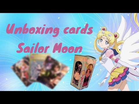 Видео: Распаковка необычного бокса карточек Sailor Moon 🌙. Что же ждет нас внутри?