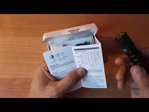 Видео: Lumentop EDC15, лучший, компактный фонарь на EDC с элементами питания АА и 14500