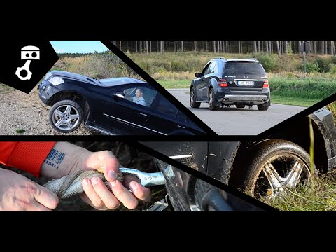 Видео: Mercedes Benz ML420 CDI (W164) тест на бездорожье Live; zhmuraTV