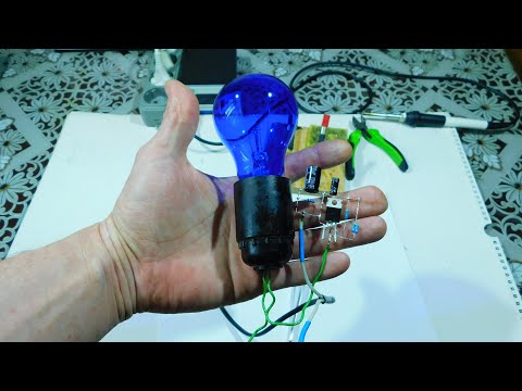 Видео: Плавный пуск лампы накаливания 220V~   Soft start of incandescent lamp 220V ~
