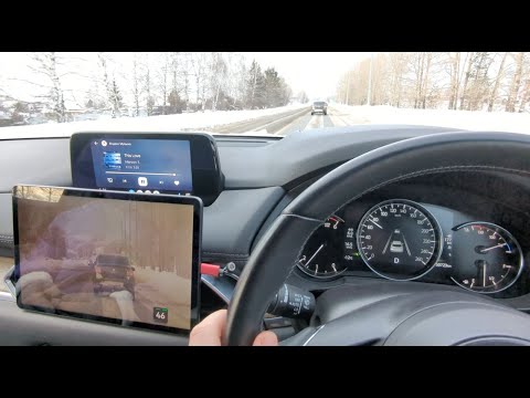 Видео: Камера обгона для правого руля на Mazda CX-8