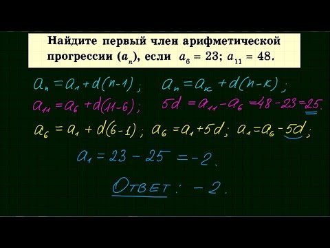 Видео: Арифметическая прогрессия #1