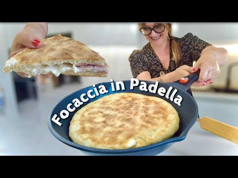 Видео: МГНОВЕННАЯ ФОКАЧЧА на сковороде быстро и просто ВСЕГО 5 ИНГРЕДИЕНТОВ