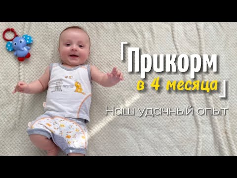 Видео: Прикорм в 4 месяца | С чего начинали | Наш опыт