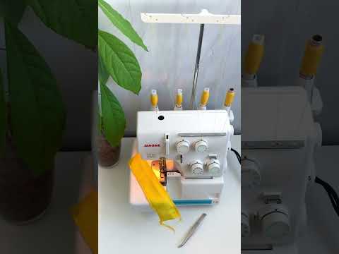 Видео: 💛 Як заправити ниточки в оверлок Janome
