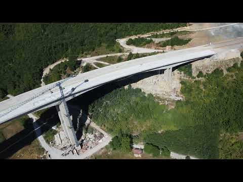 Видео: изградба на автопат Кичево - Охрид кај Подвис - construction of the Kichevo - Ohrid highway 2025-08