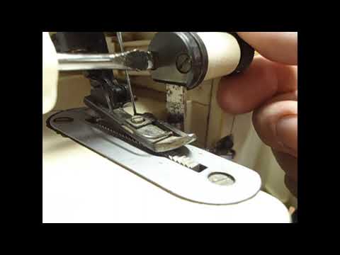 Видео: Установка ножей на оверлок и установка ремня. ( GN 1-2 , Орша , МКБ-1)