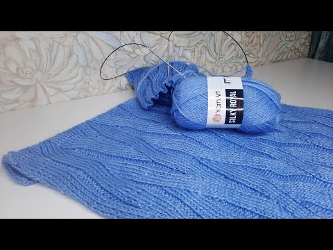 Видео: Вяжется....., как песня поётся./ Новый процесс из пряжи YarnArt Silky Royal.