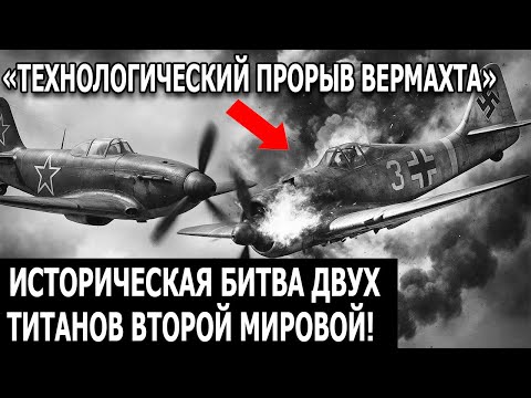 Видео: ЯК-9 против Фокке-Вульфа: бой, который изменил восприятие немцев навсегда