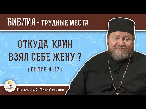 Видео: Откуда Каин взял себе жену (Бытие 4:17)? Протоиерей Олег Стеняев