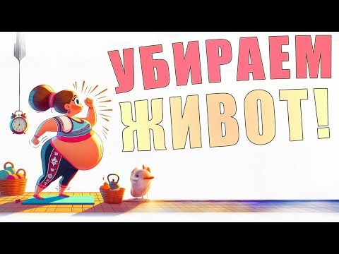 Видео: Убираем большой живот | ЛФК упражнения