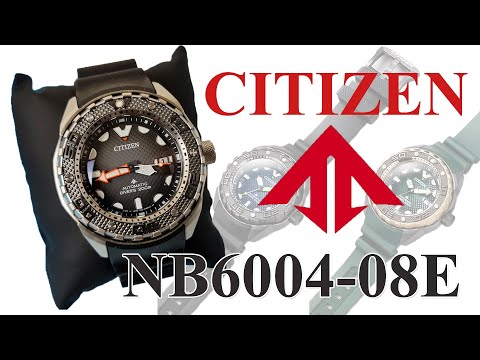 Видео: Обзор Citizen NB6004-08E / мощные дайверы / модель 2021 года