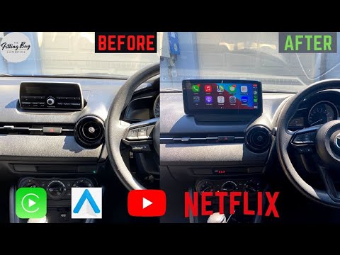 Видео: Установка 10-дюймового Android-экрана Mazda CX-3 / CarPlay.