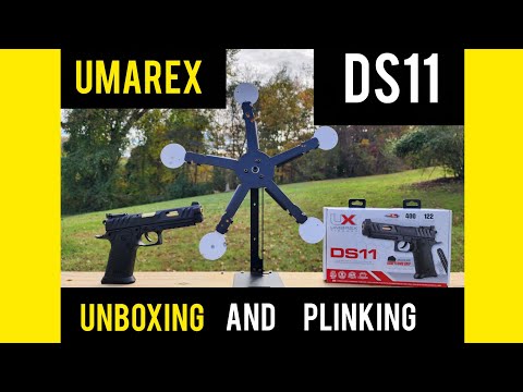 Видео: Распаковка и веселье Umarex DS11! | Пневматический пистолет CO2 BB