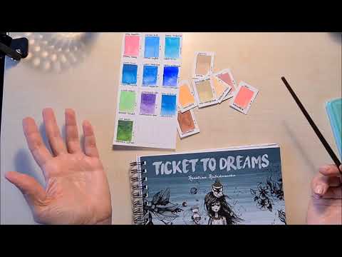 Видео: Vlog Учусь раскрашивать акварелью в раскрасках