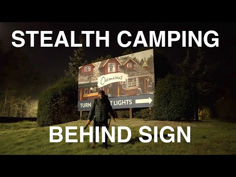 Видео: Приветственный знак Stealth Camping