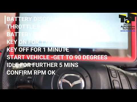 Видео: Процедура повторной настройки холостого хода Mazda 3
