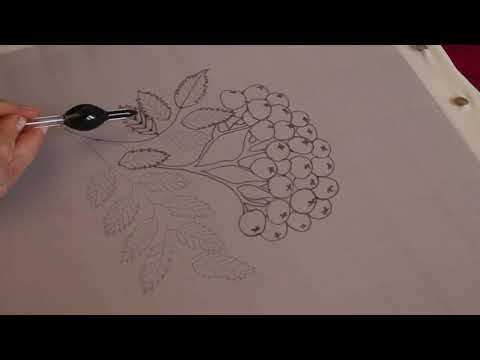 Видео: Батик работа с контуром