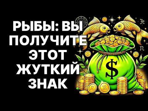 Видео: 😱РЫБЫ: Вы получите ЭТОТ жуткий знак🔴СРОЧНО ПОСЛАНИЕ СУДЬБЫ❗Смотрите, пока всё не изменилось навсегда