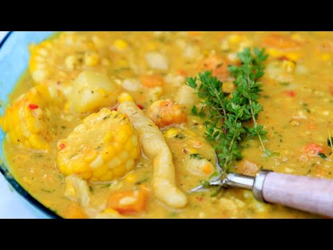 Видео: Лучший кукурузный суп Тринидада